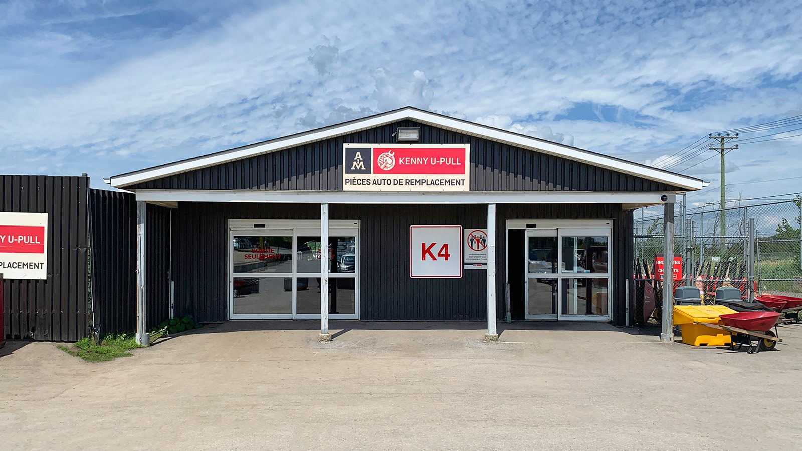 ALT: Kenny U-Pull Laval Branch Storefront