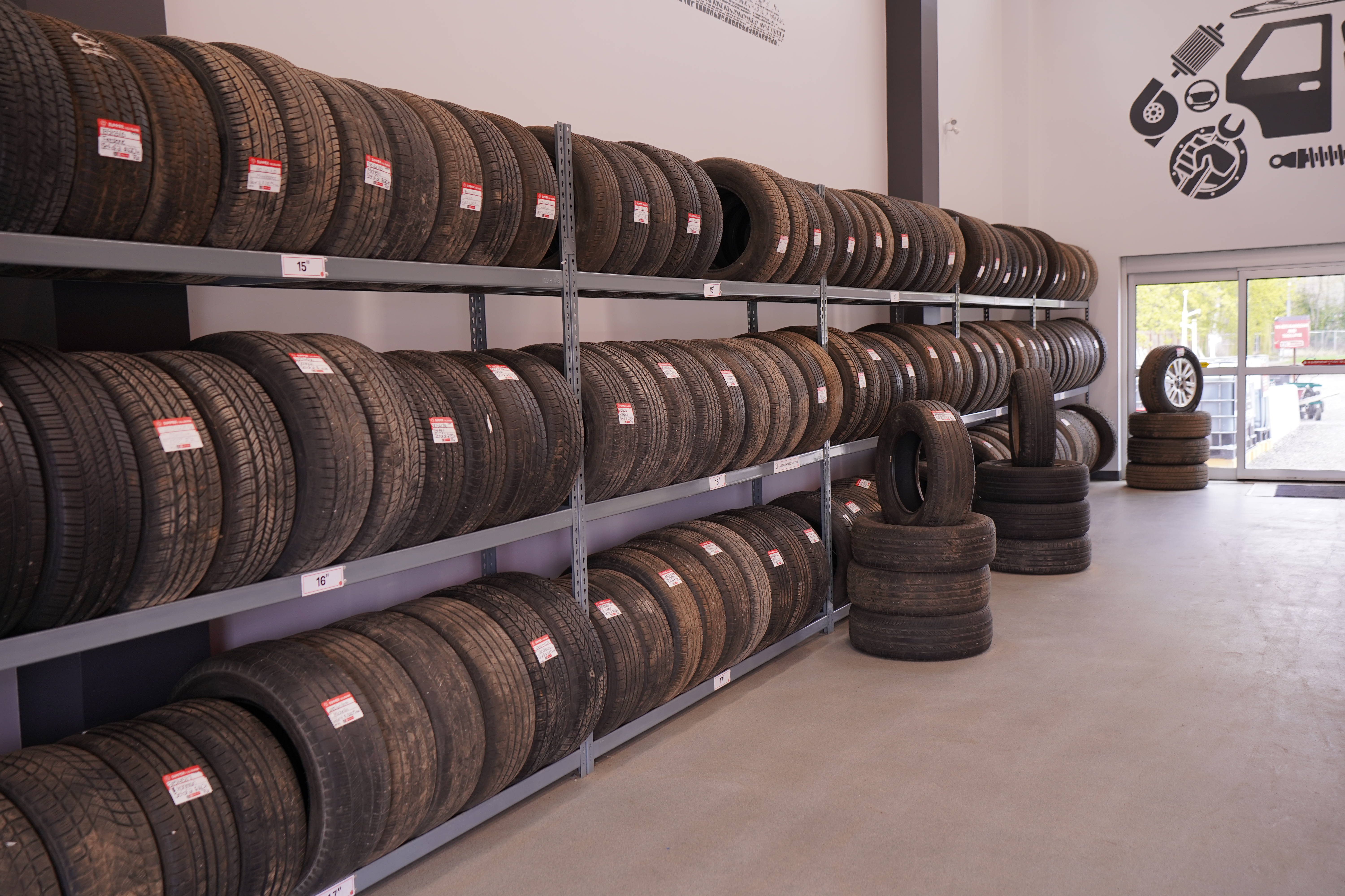 Winter, all-season and summer used tires for sale