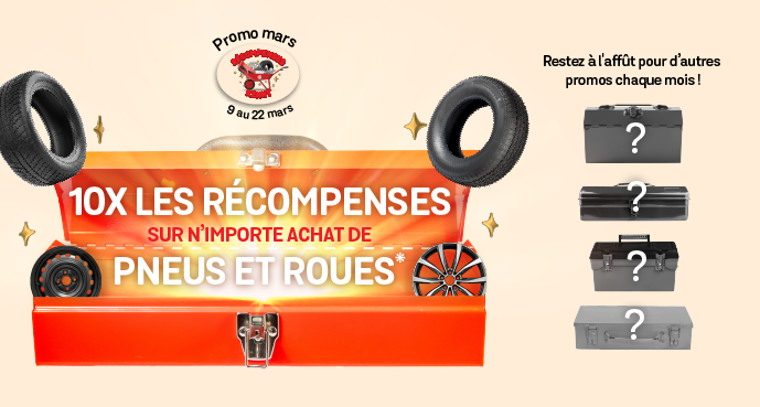 Promo Pneus du 6-7 chez Kenny U-Pull !